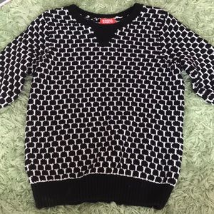 B&W Knit Sweater